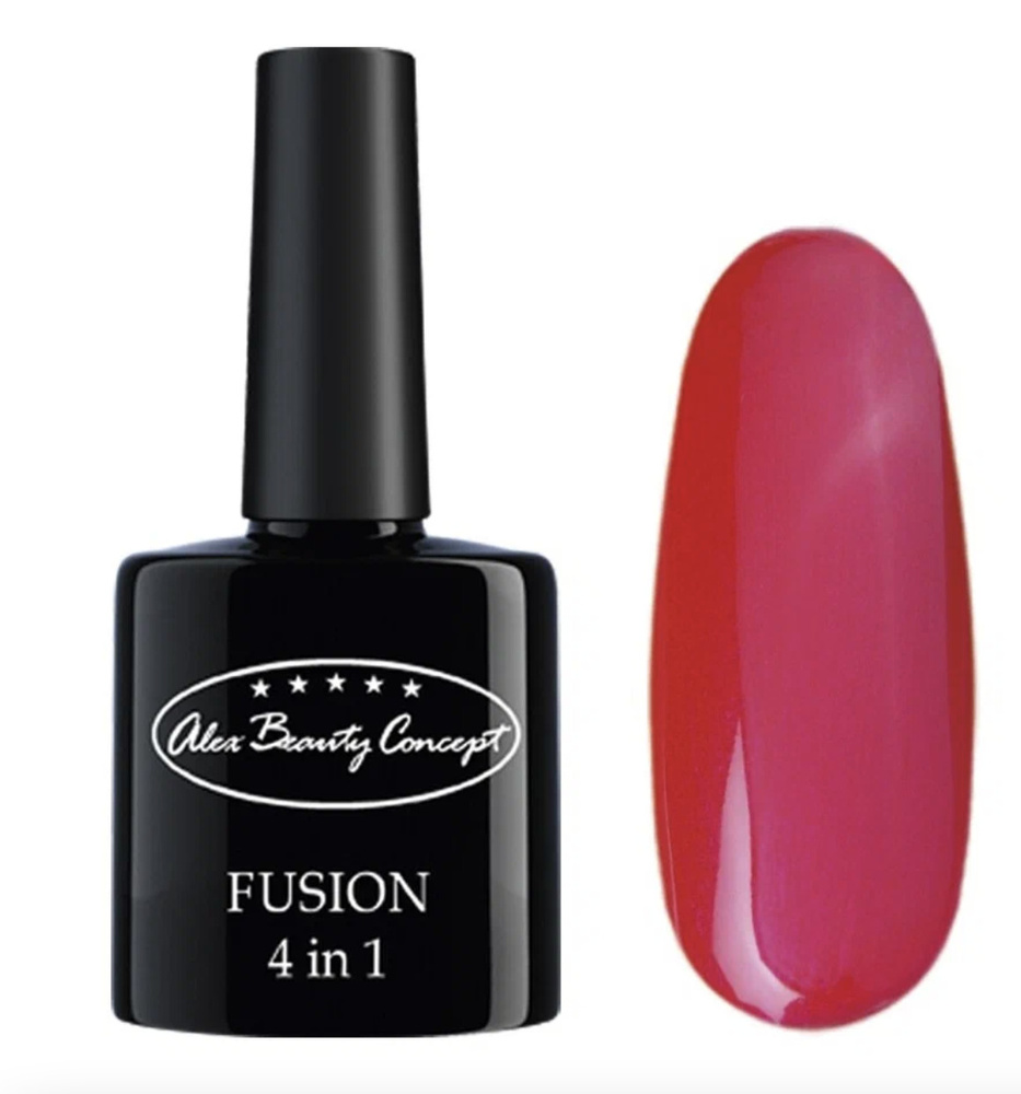 Alex Beauty Concept Гель-лак FUSION 4 IN 1 GEL, 7.5 мл., цвет красный 70148 #1