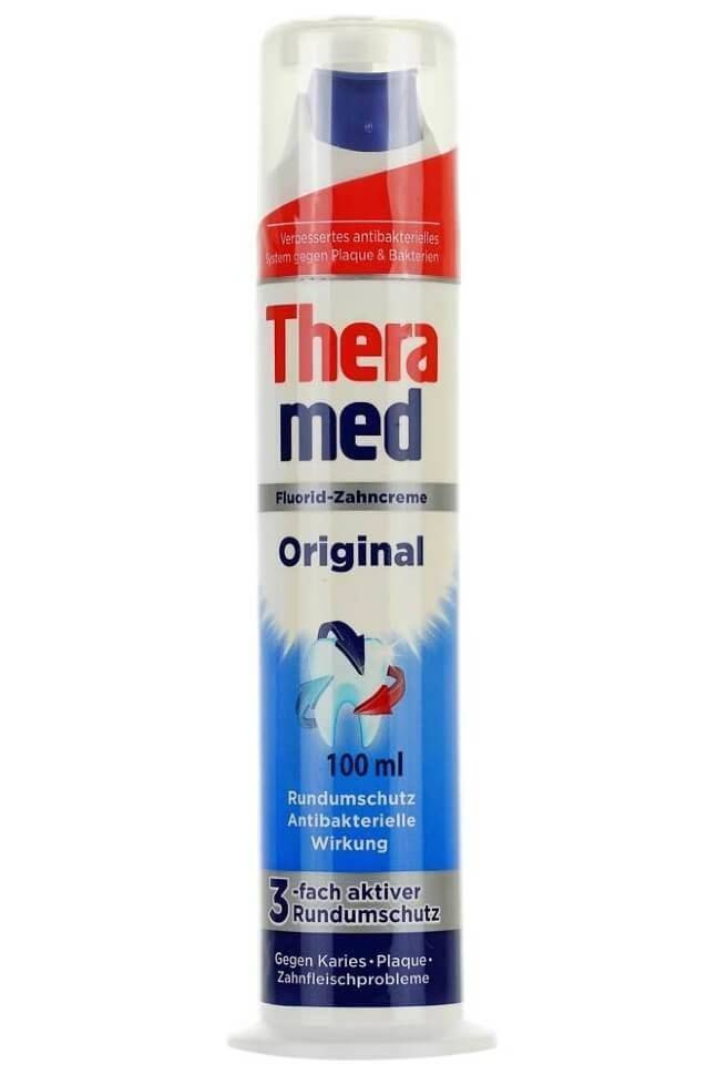 Thera-Med Зубная паста Original от кариеса и зубного налета Голубая, 100мл  #1