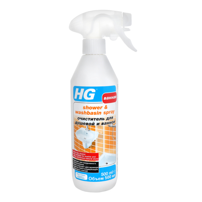HG Очиститель для душевой и ванной 500мл #1