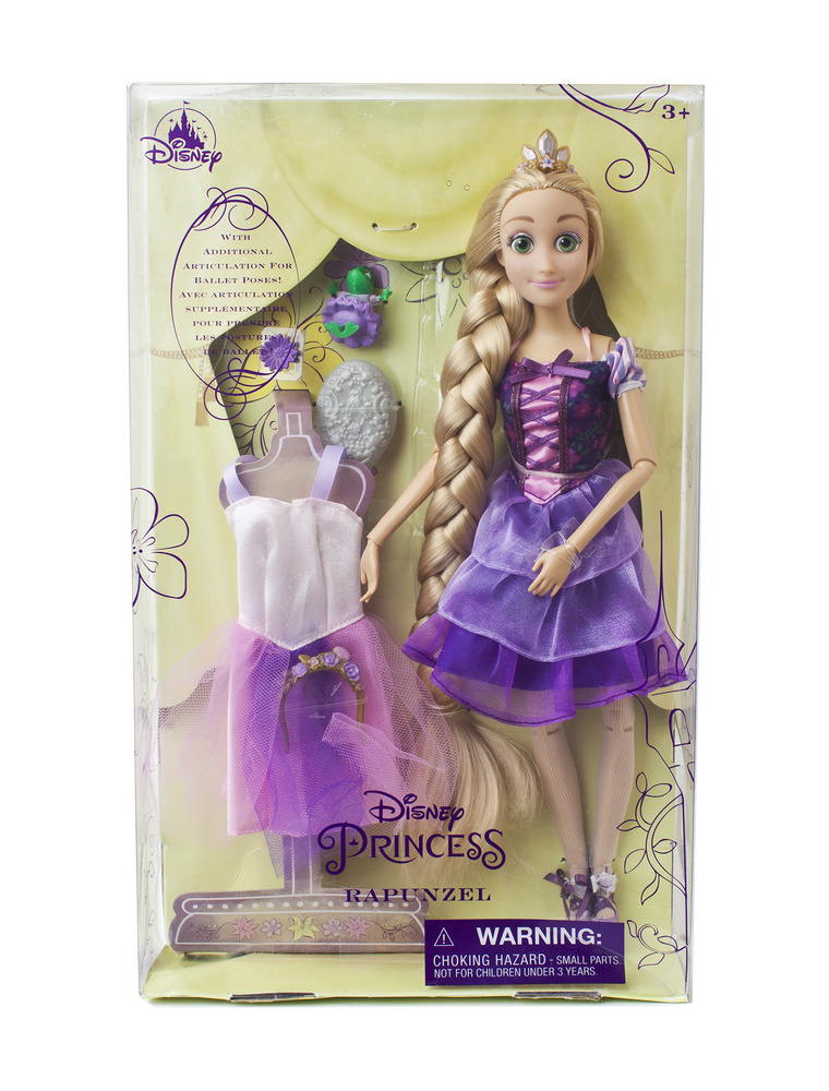 Кукла Дисней Принцессы Рапунцель балерина с набором аксессуаров 30см (тех. упак)  #1