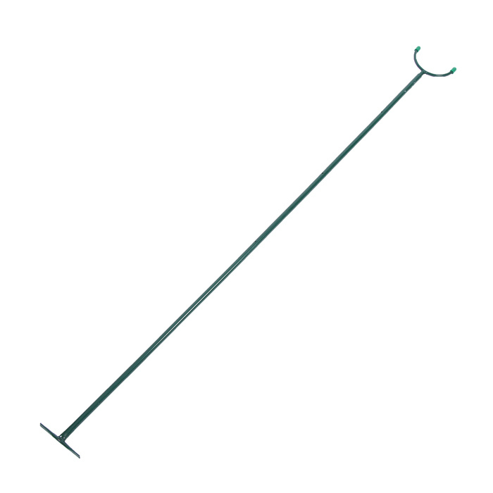 Опора для ветвей, h - 160-280 см, ножка d - 1,6 см, металл, зелёная  #1