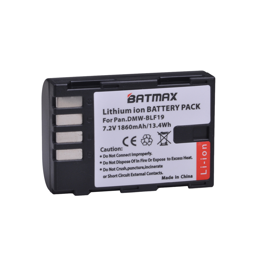 Аккумулятор на Panasonic GH3/GH4/GH5 DMW-BLF19(E) Batmax 1860mAh #1