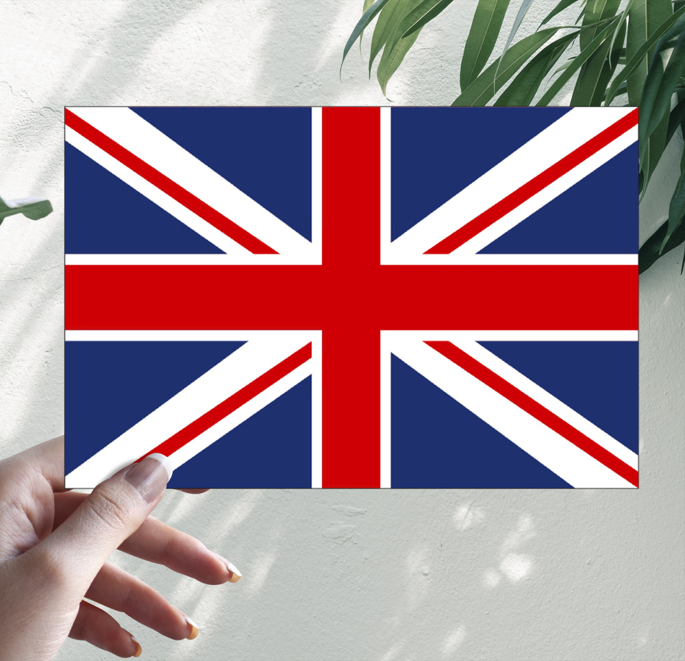 Наклейка Стикер Флаг Великобритании Англии 20см #1