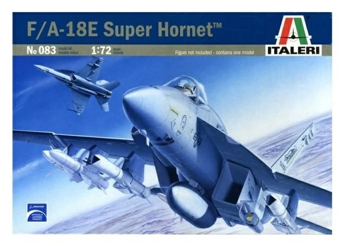 Сборная модель Italeri 083ИТ Самолет F/A-18 E Super Hornet #1