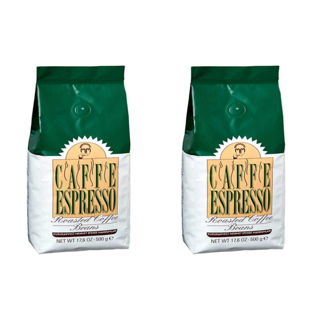 Кофе в зернах Kurukahveci Mehmet Efendi Espresso 500 г, 2 шт #1