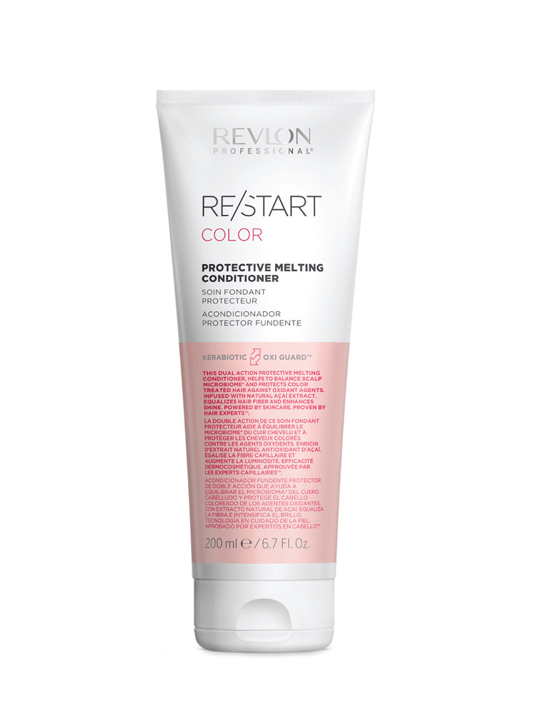 REVLON PROFESSIONAL Кондиционер RESTART COLOR PROTECTIVE MELTING CONDITIONER защищающий цвет, 200 мл #1