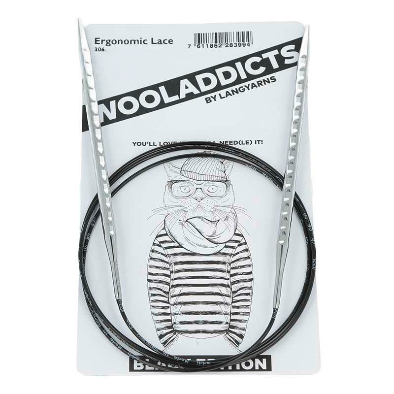 Спицы круговые супергладкие WOOLADDICTS Ergonomic Lace 3,75 мм, 40 см, арт.306.0437  #1