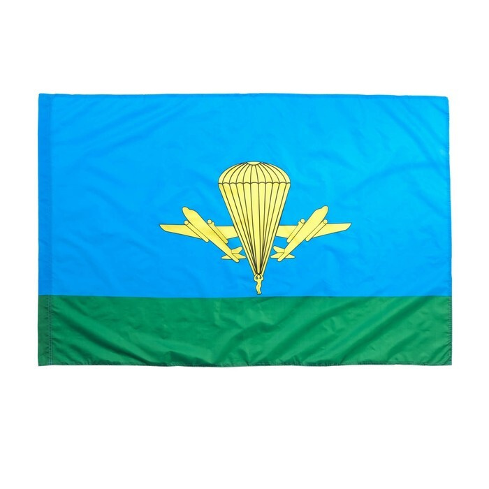 Флаг ВДВ, 90 х 135 см, полиэфирный шёлк #1