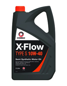 Comma X-FLOW TYPE S 10W-40 Масло моторное, Полусинтетическое, 5 л #1
