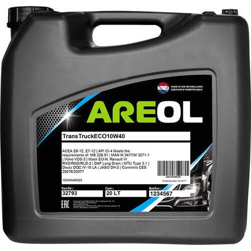 AREOL Truck 10W-40 Масло моторное, Синтетическое, 20 л #1