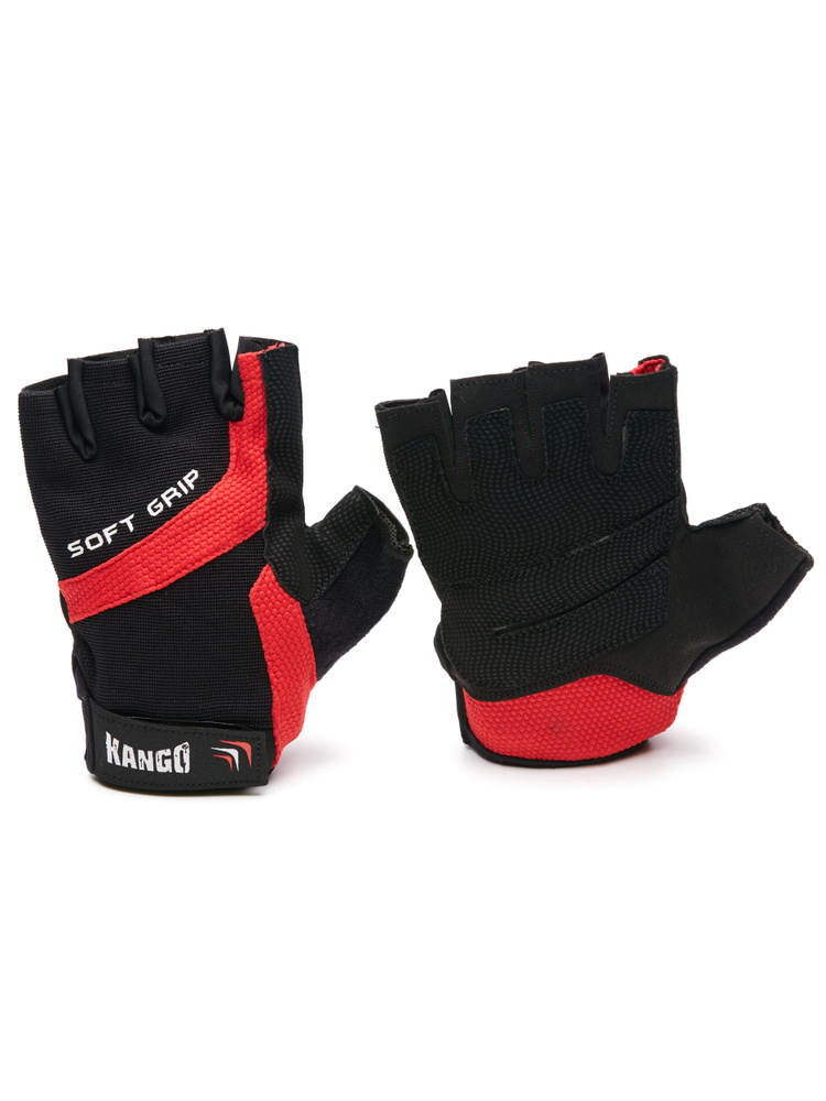 Перчатки для фитнеса Kango WGL-080 Black/Red #1