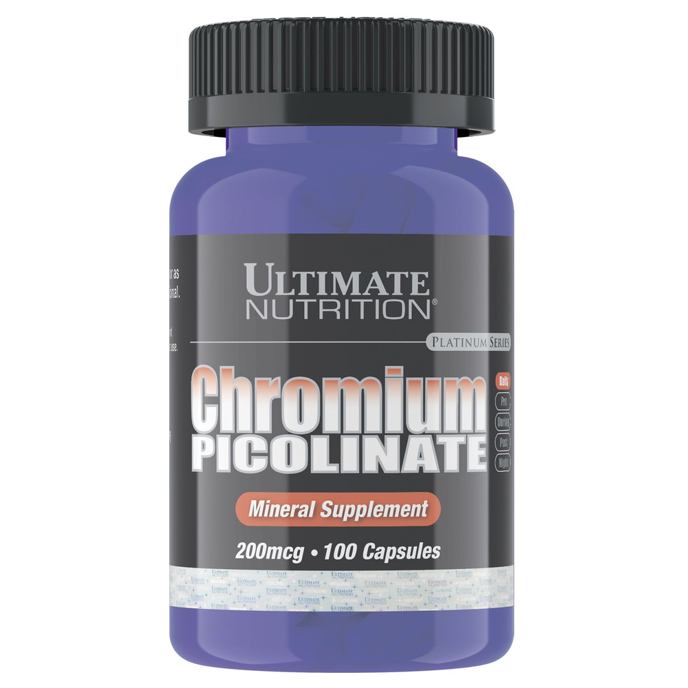 Хром Пиколинат Ultimate Nutrition CHROMIUM PICOLINATE 100 капсул #1