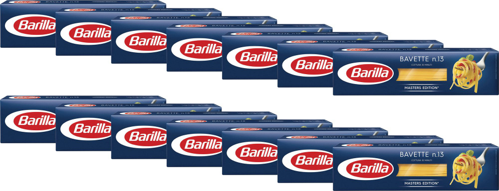 Макаронные изделия Barilla Bavette No 13 Спагетти, комплект: 14 упаковок по 450 г  #1