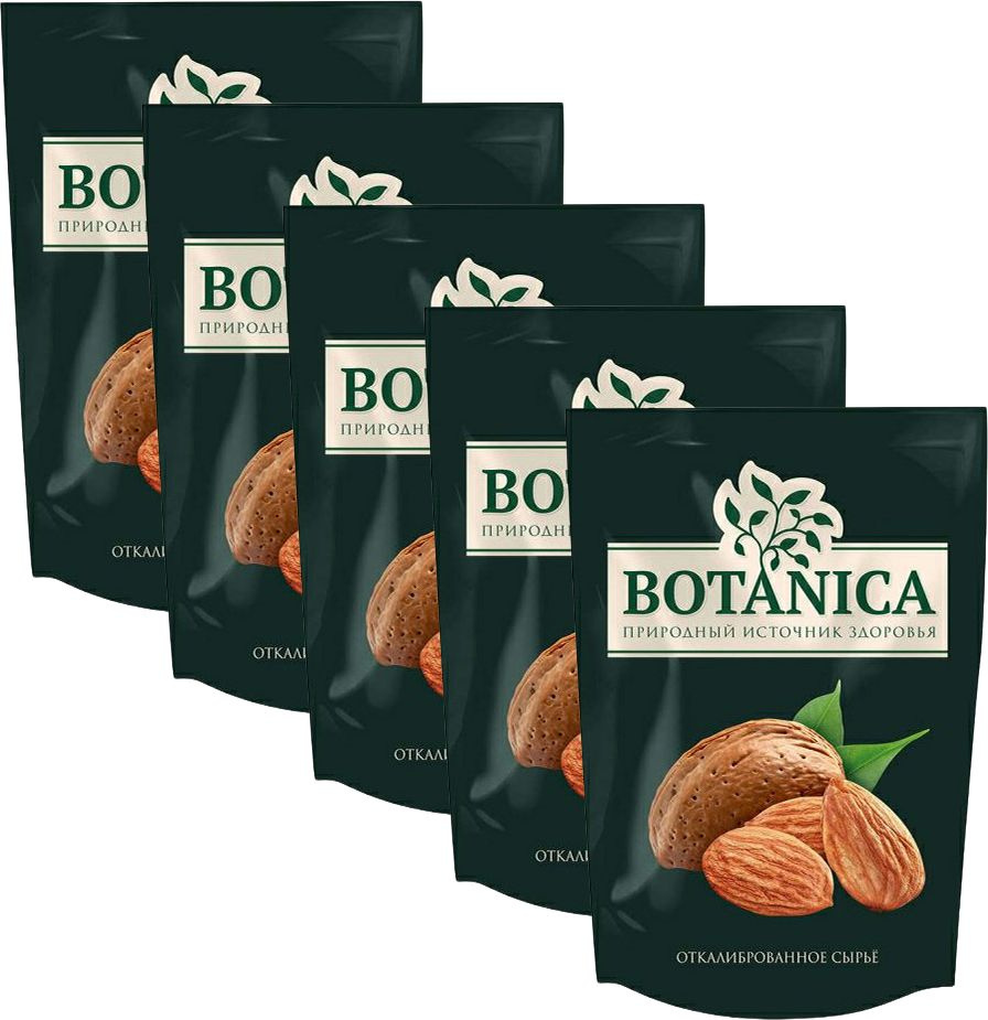 Миндаль Botanica сырой очищенный, комплект: 5 упаковок по 140 г  #1