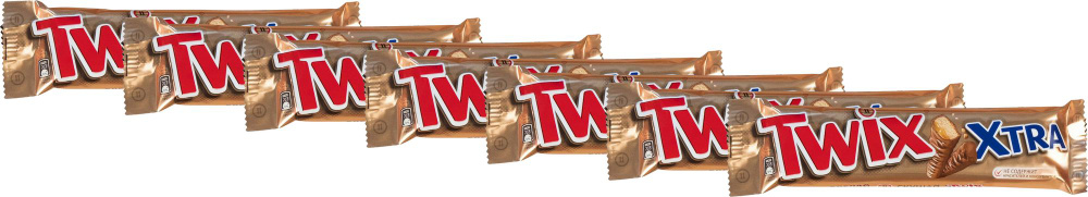 Батончик Twix Xtra шоколадный, комплект: 7 упаковок по 82 г #1