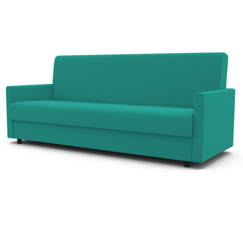 Диван-кровать Книжка Стандарт + ФОКУС- мебельная фабрика 209х81х90 см мятно-зеленый  #1