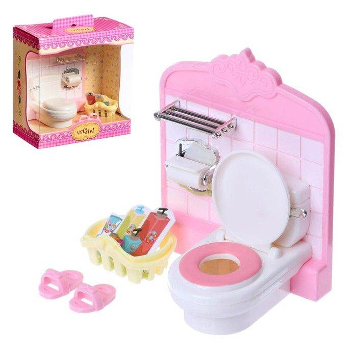 Набор мебели для кукол Уют-2: туалет #1