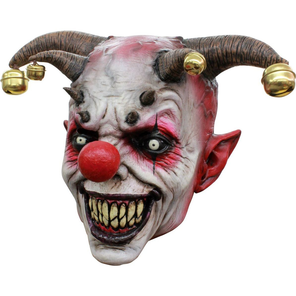 Маска карнавальная для праздника вечеринки Хэллоуина Клоун-Демон  #1
