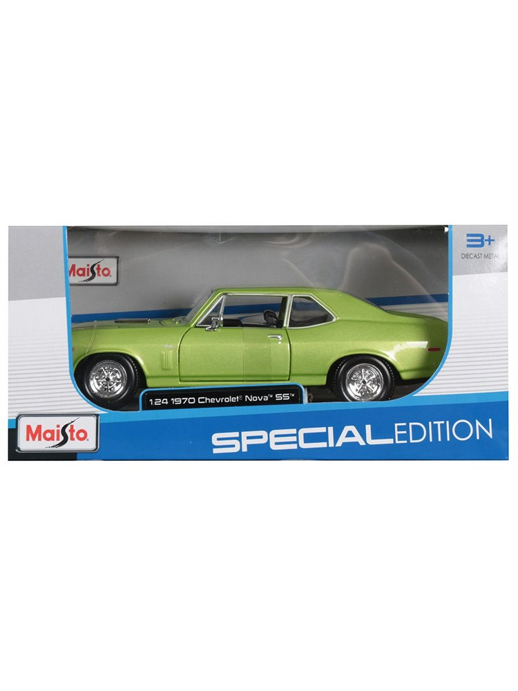 Машина 1:24 MAISTO Chevrolet Nova SS 1970 31262 #1