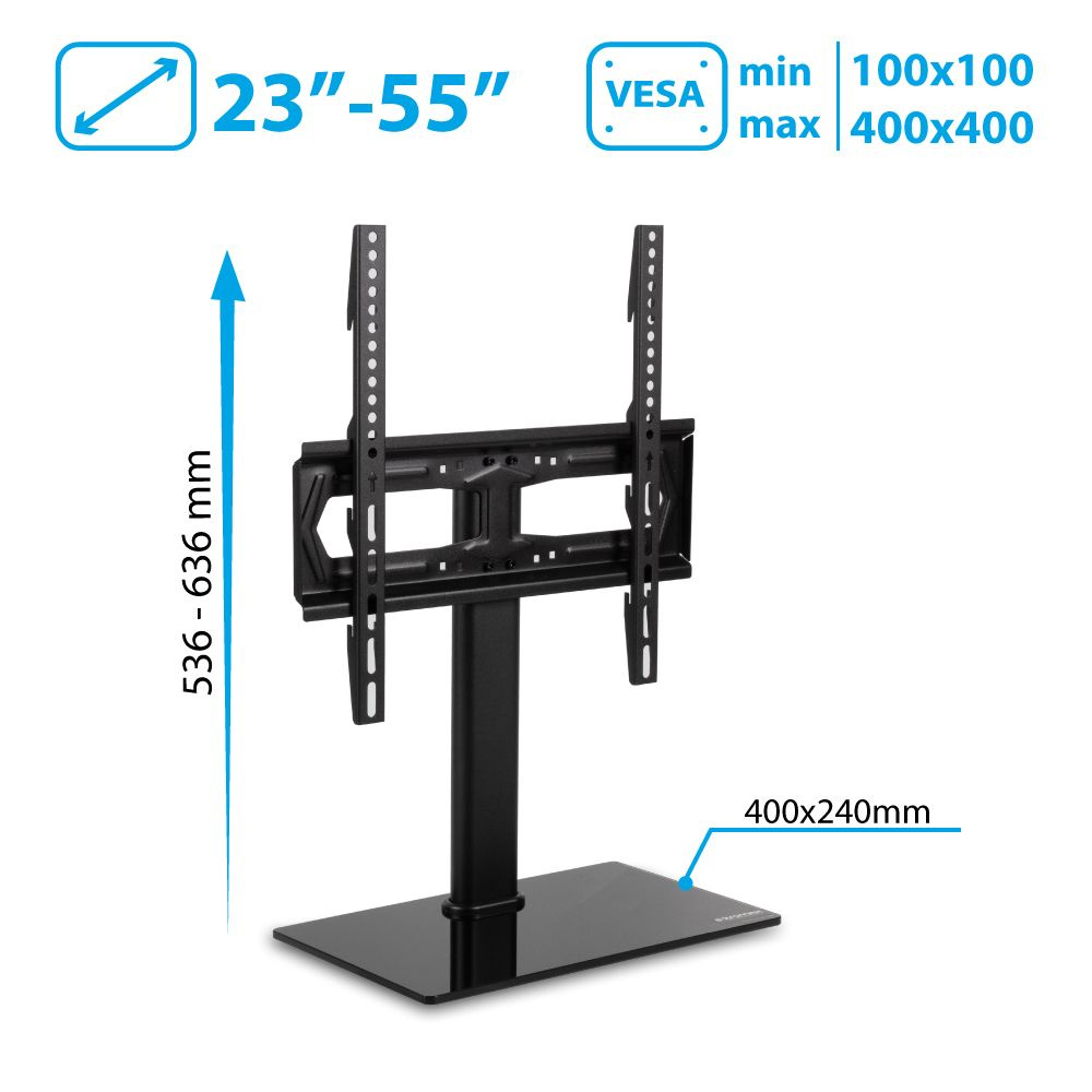 Универсальная подставка для телевизора KROMAX X-STAND-2 / до 55 дюймов / настольная стойка для тв  #1