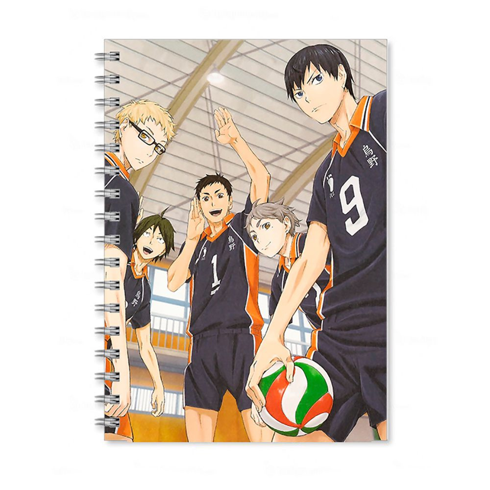 Скетчбук по аниме Волейбол!! (Haikyuu!!) А5 40 листов #1