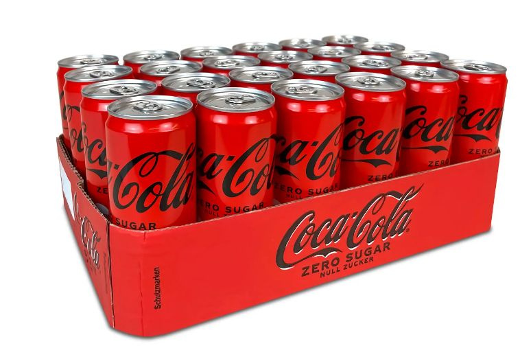 Coca-cola / Кока Кола Zero 0.33 литра, жб, 24 шт. в уп. #1