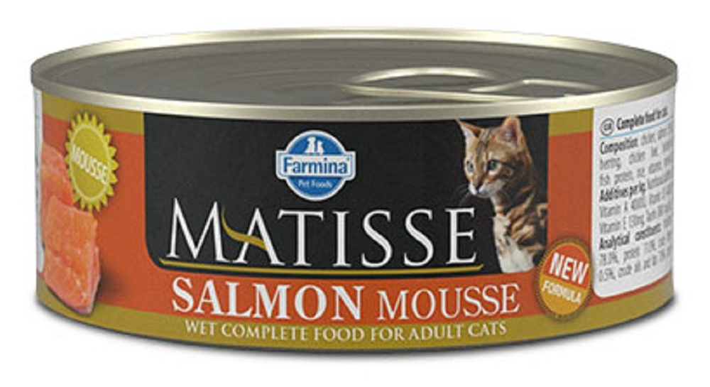 Консервы/влажный корм Farmina Matisse Cat Mousse Salmon Фармина Матисс мусс для кошек всех пород, с лососем, #1