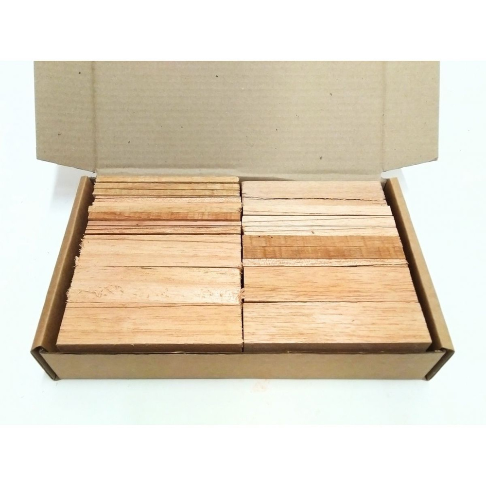 Цедер брусок деревянный, коробка обрезков древесины 270х165х50мм, заготовки для резьбы по дереву, третий #1