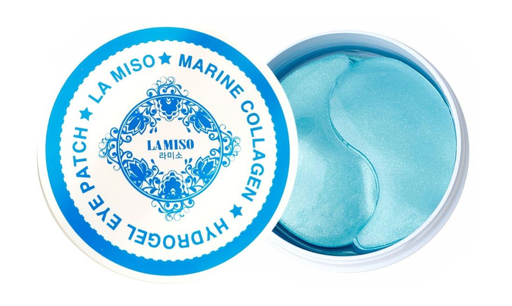 Гидрогелевые патчи для глаз с морским коллагеном La Miso Marine Collagen Hydrogel Eye Patch  #1