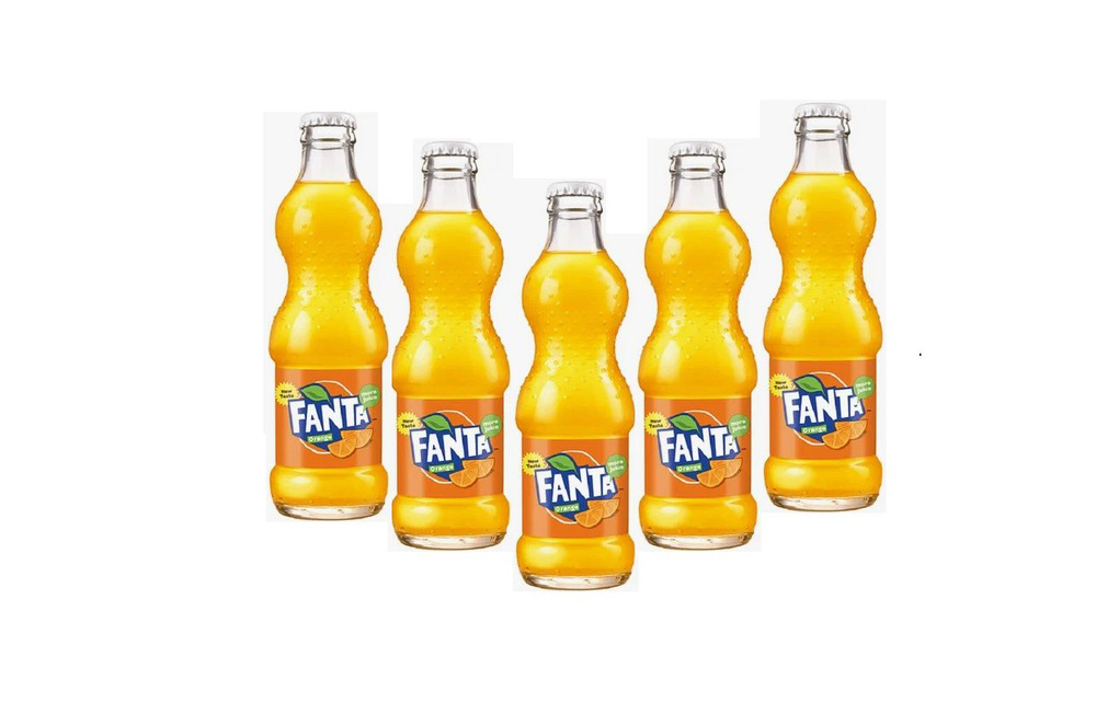Газированный напиток Fanta, стекло, (15 шт. по 0,33 л), Грузия #1