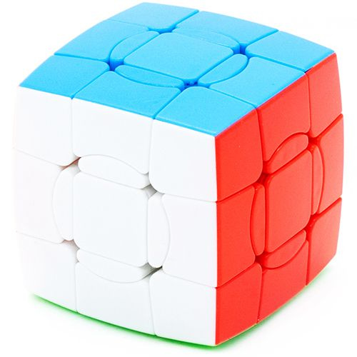 Необычный Кубик Рубика Крейзи ShengShou 3x3х3 Crazy Cube / Развивающая головоломка / Цветной пластик #1