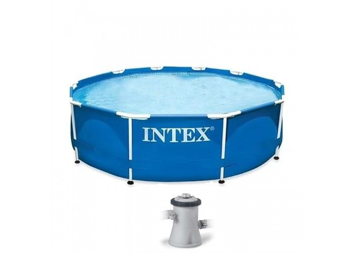 Intex 28202 Каркасный бассейн Metal Frame 305х76см, 4485л, фил.-насос 1250л/ч  #1