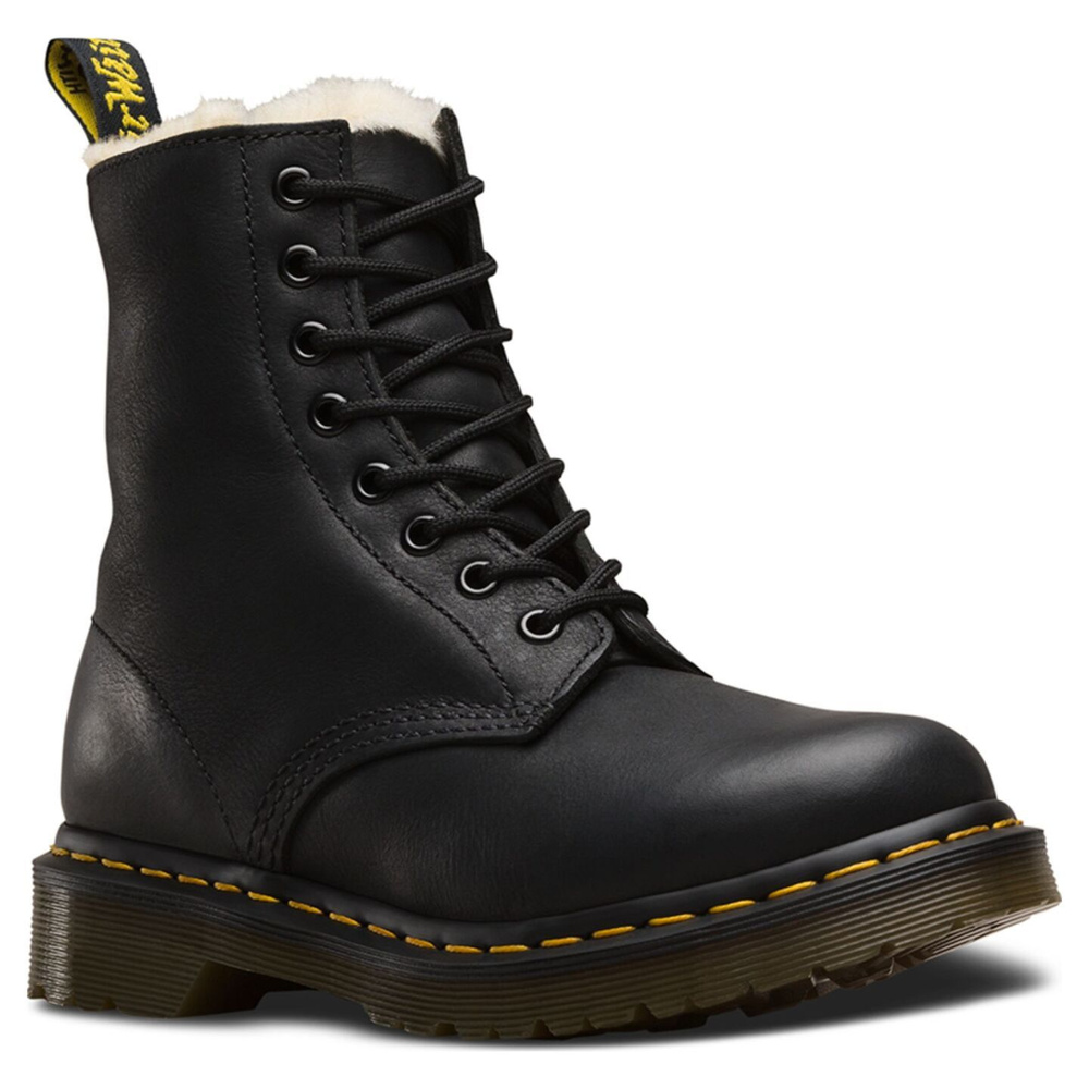 Др мартинсы ботинки. Меху Dr.Martens 1460 Serena Wyoming Standard. Dr. Martens ботинки 1460. Dr.Martens / ботинки черные. Dr Martens зимние ботинки.