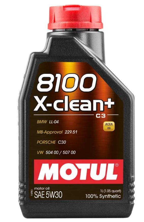 MOTUL 8100 X-CLEAN + 5W-30 Масло моторное, Синтетическое, 1 л #1