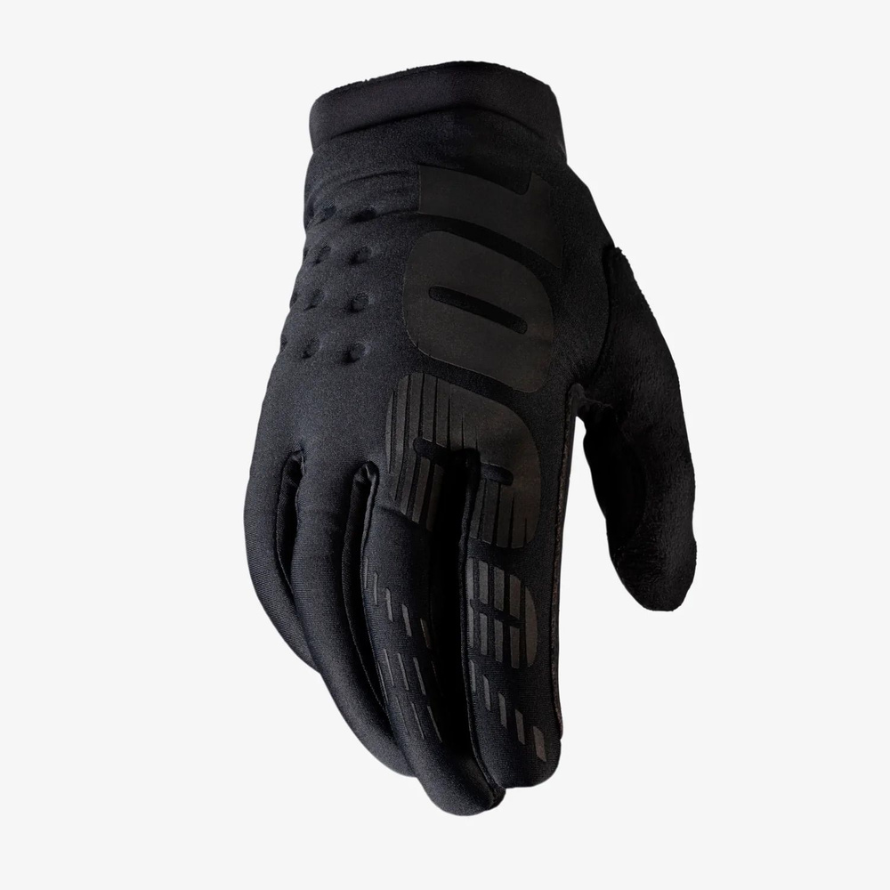 Перчатки для мотокросса, эндуро, 100% Brisker, размер S, черные.  #1