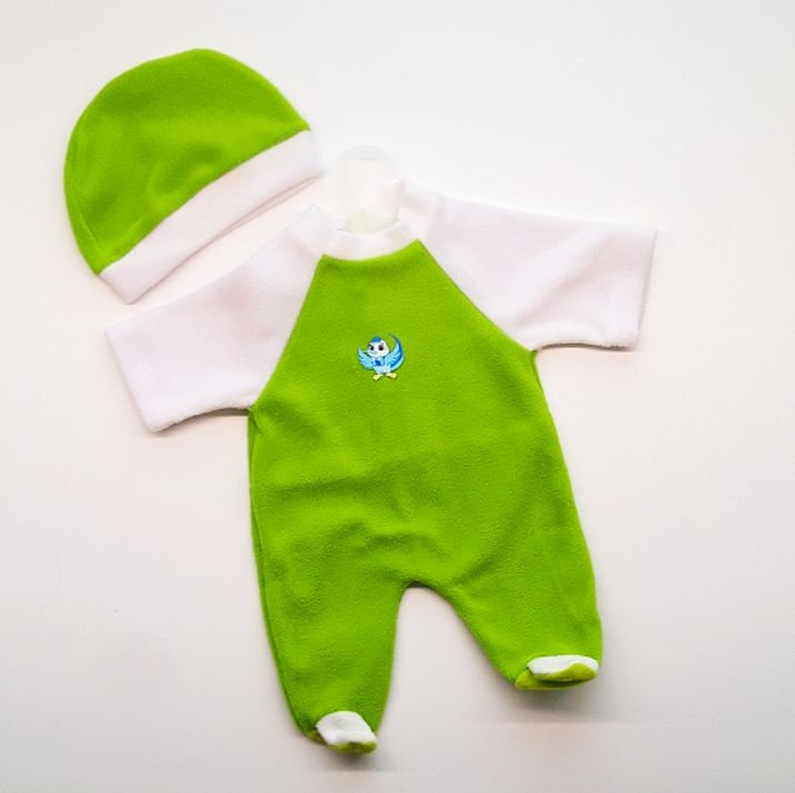 Одежда для Baby Born: комбинезон с шапочкой, 38-42 см, Колибри #1