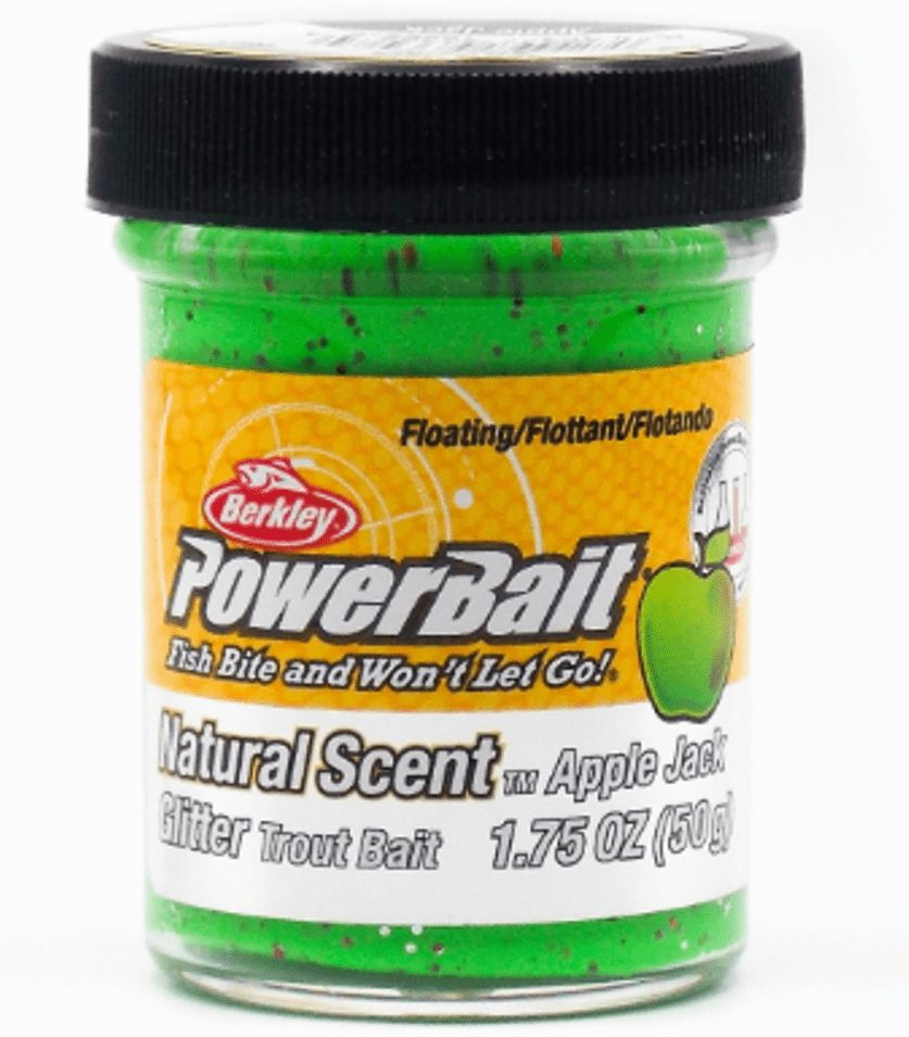 Форелевая паста BERKLEY PowerBait NATURAL SCENT TROUT BAIT, ЯБЛОКО, 50 гр./1525275/Паста Беркли/Рыбалка #1