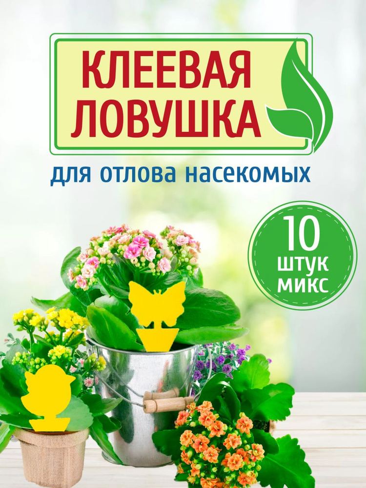 Клеевая ловушка от насекомых вредителей, белокрылки #1