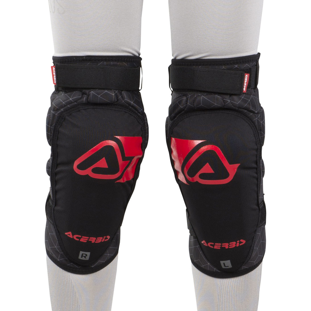 Наколенники ACERBIS GUARD SOFT BLACK/RED для мотоциклиста - купить по ...