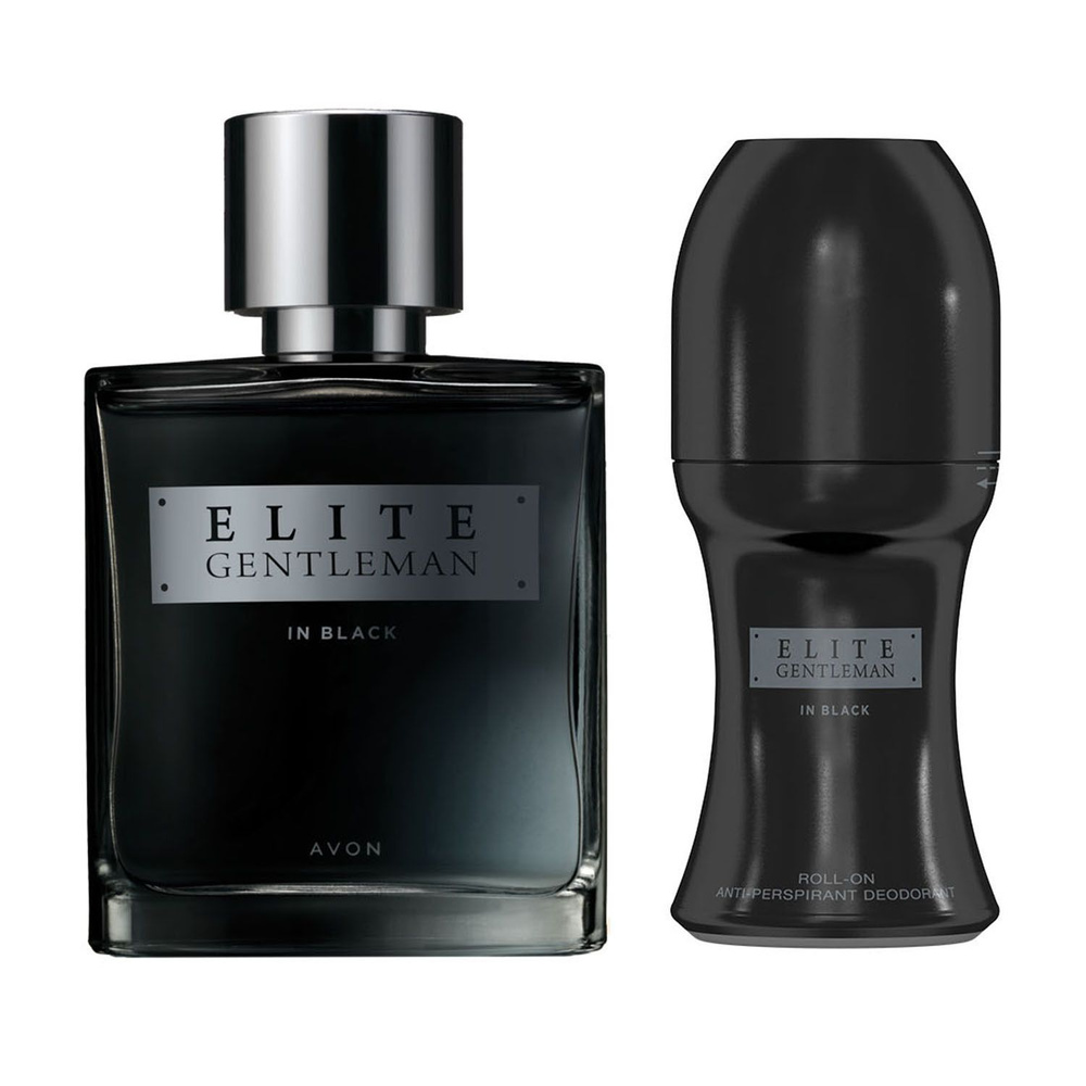 Мужской парфюмерный набор Avon Elite Gentleman in Black (Эйвон элит джентельмен ин блэк) туалетная вода #1