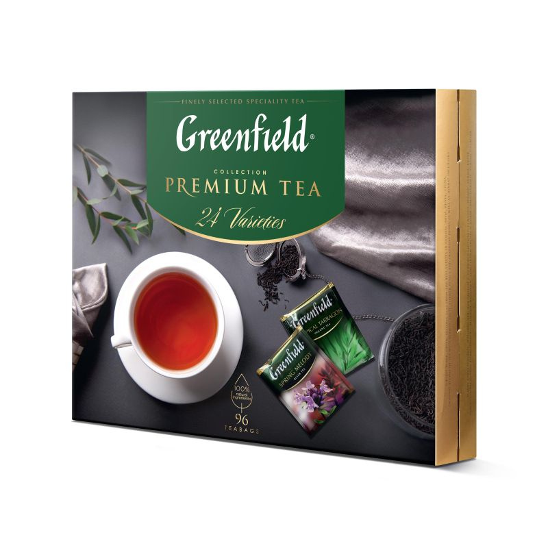 Чай Greenfield Premium Tea Collecton 24 Сорта, 96 Пакетиков #1
