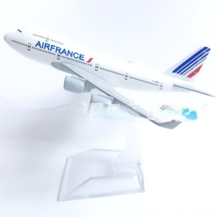 Металлическая модель самолета Boeing 747 Air France / авиация #1