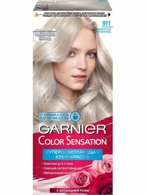 Garnier крем-краска Color Sensation 911 Дымчатый Ультраблонд 110мл #1