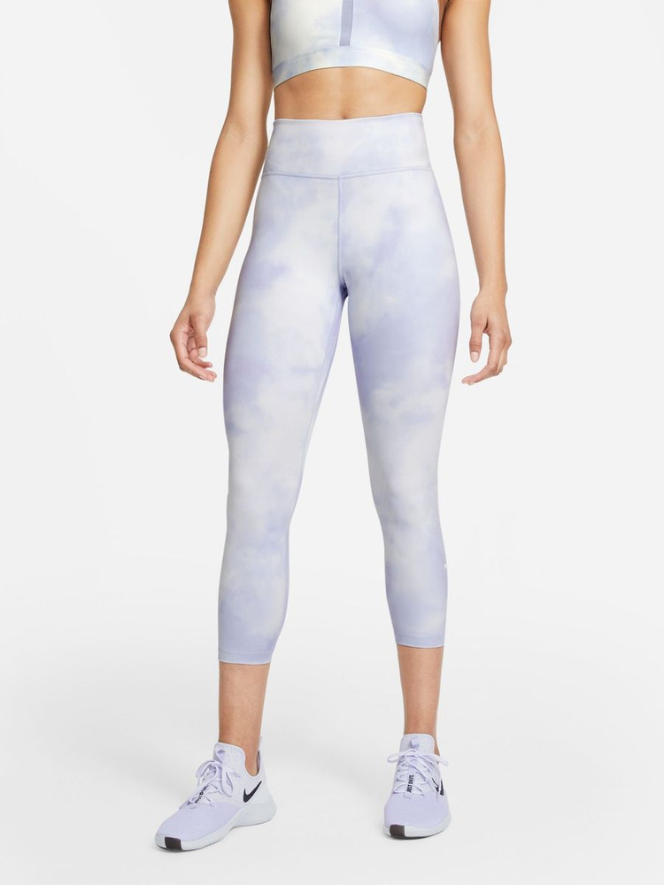 Тайтсы Nike W One Icnlcsh Crop Tgt Cr #1