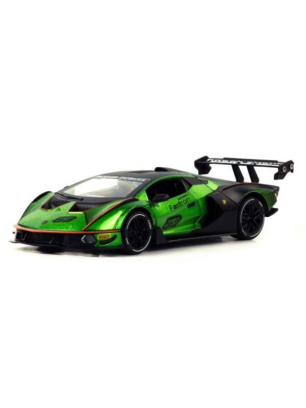 Масштабная модель Lamborghini Essenza SCV12 зеленый / Ламборгини / машинка  #1