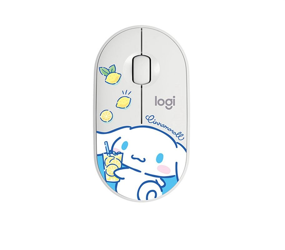 Logitech G Мышь беспроводная Logitech G Pebble Big Ears Dogs Kuromi Special,white,Wireless, белый  #1