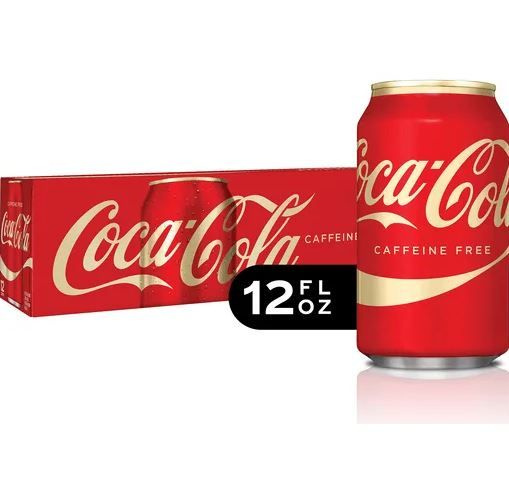 Газированный напиток Coca-Cola Caffeine Free USA / Кока-кола без кофеина, США, 0,355*12 шт  #1
