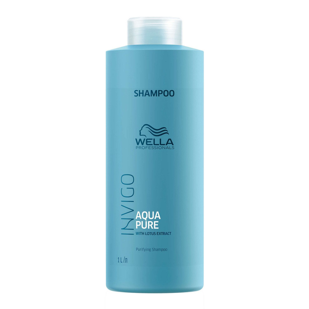 Wella Invigo Aqua Pure Шампунь очищающий, 1000 мл #1