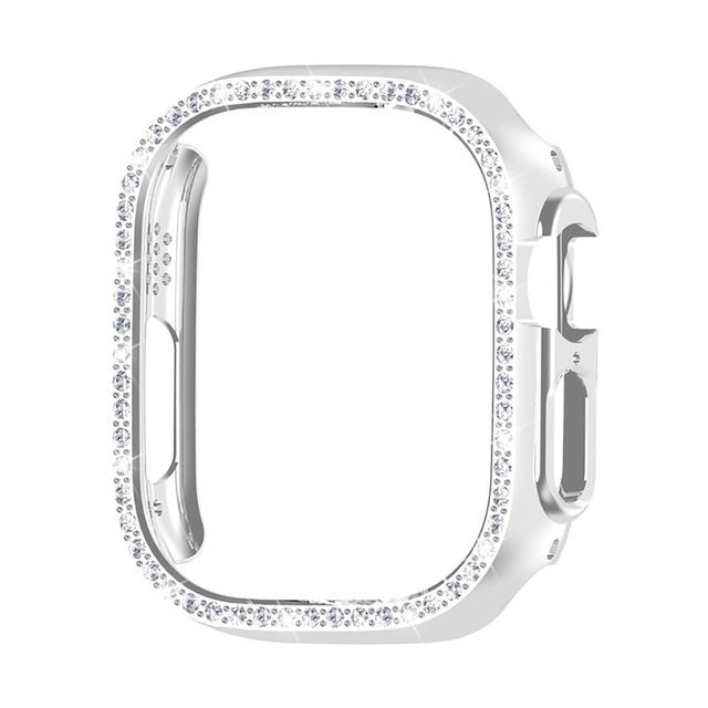 Защитный пластиковый чехол для смарт часов со стеклом (кейс) Apple Watch Series Ultra (Эпл Вотч ультра) #1
