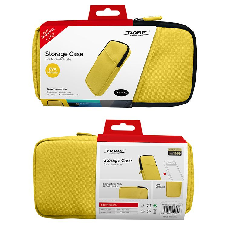 Чехол для хранения консоли Nintendo Switch Lite, желтый, DOBE Storage Case  #1